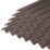Corrugated Bitumen Roof Sheet Brown 2000mm x 2.2mm x 930mm 5 Pack