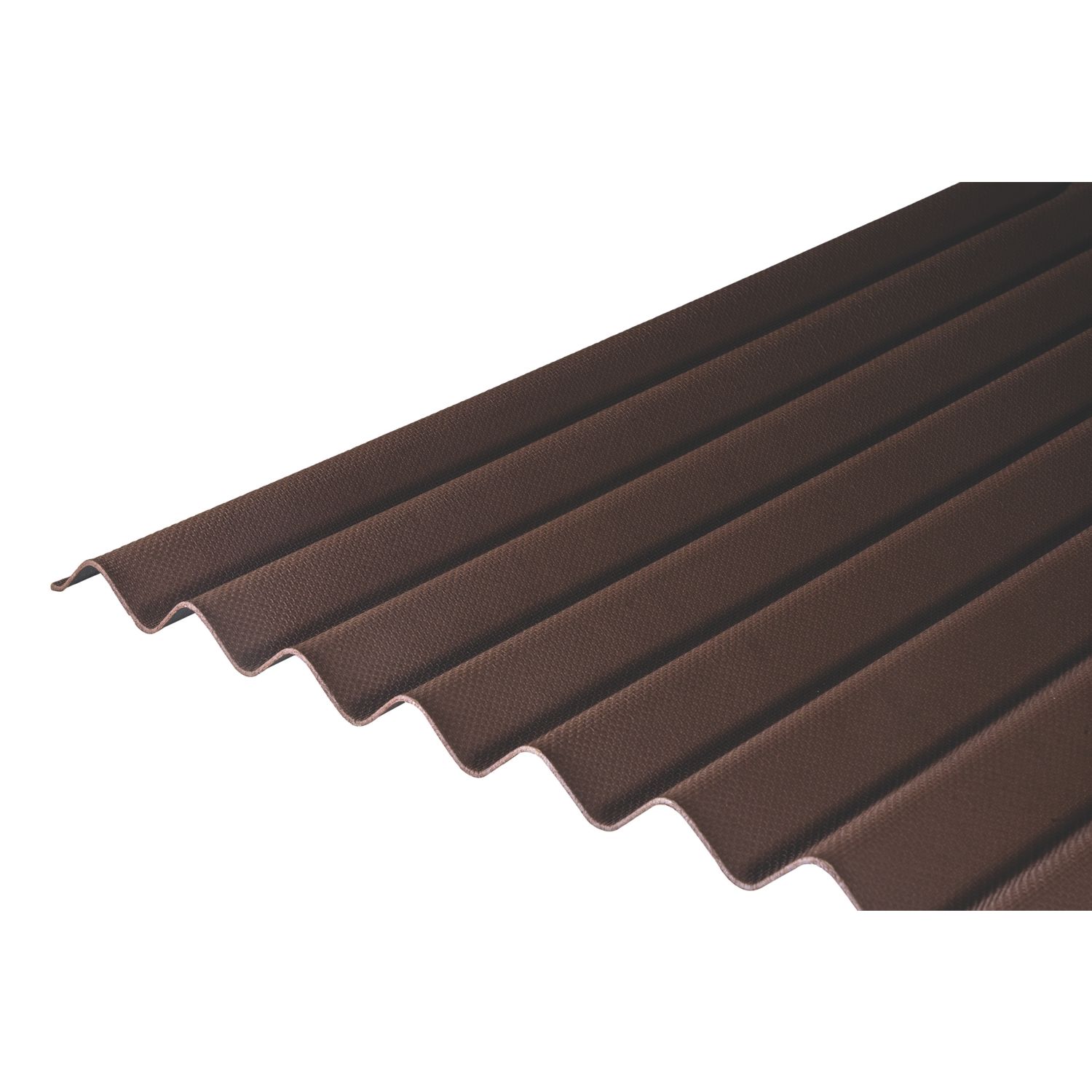 Corrugated Bitumen Roof Sheet Brown 2000mm x 2.2mm x 930mm (399CY)