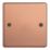 Varilight  1-Gang Blanking Plate Brushed Copper