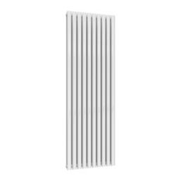 Reina Elips Double 1800mm x 600mm 6219BTU White Vertical Designer Radiator