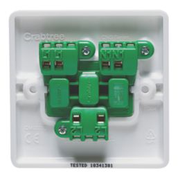 Crabtree Instinct 10A 1-Gang 3-Pole Fan Isolator Switch White