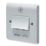 Crabtree Instinct 10A 1-Gang 3-Pole Fan Isolator Switch White