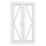 Crystal  White Triple-Glazed uPVC French Door Set 2055mm x 1190mm