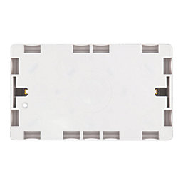 Vimark Pro 2-Gang Surface Pattress White Back Box 25mm