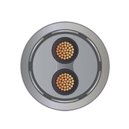 Time 2-Core CY Grey 1.5mm²  Screened Control Cable 1m Coil