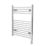 Towelrads 691mm x 600mm 512BTU Chrome Flat Electric Towel Radiator