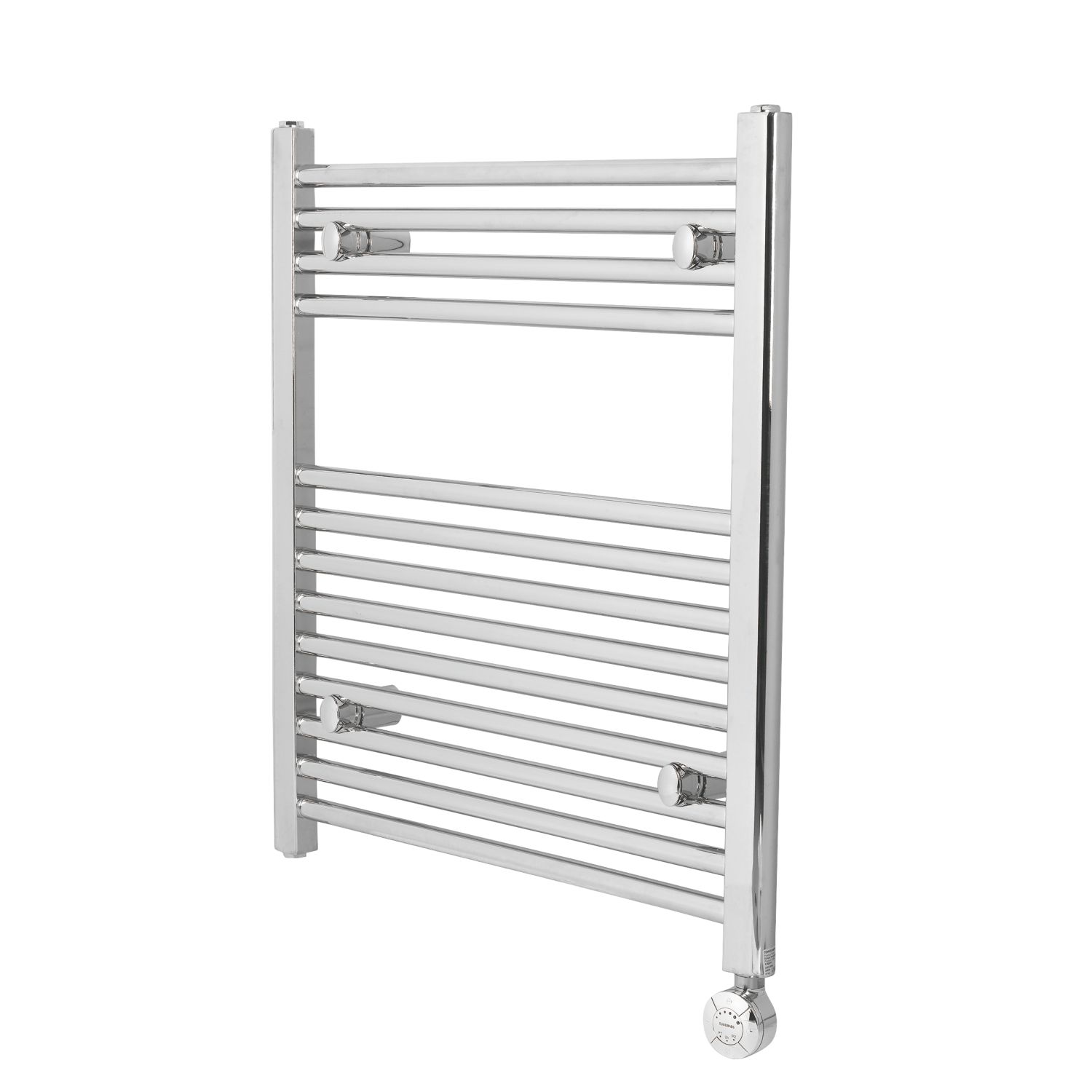 Towelrads 691mm x 600mm 512BTU Chrome Flat Electric Towel Radiator (399RY)
