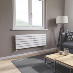 Ximax Oceanus 445mm x 1200mm 2010BTU White Horizontal Designer Radiator