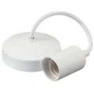 Knightsbridge  Contemporary Pendant Matt White