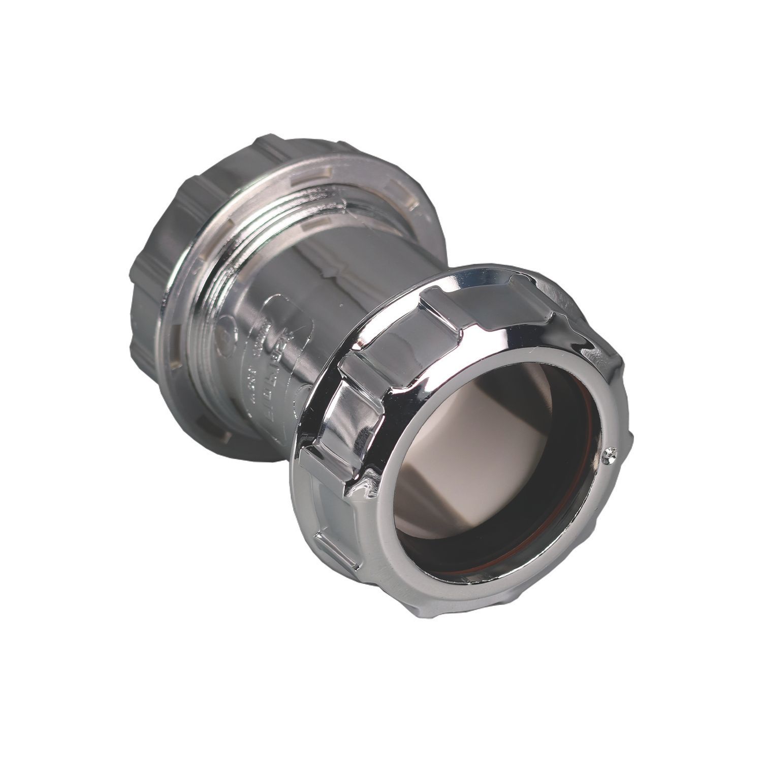FloPlast CW08 Compression Uni Waste Coupler Chrome 40mm x 40mm (399VF)