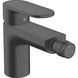 Hansgrohe Vernis Blend Matt Black 126mm Mono Bidet Mixer Tap  With Pop-Up Waste