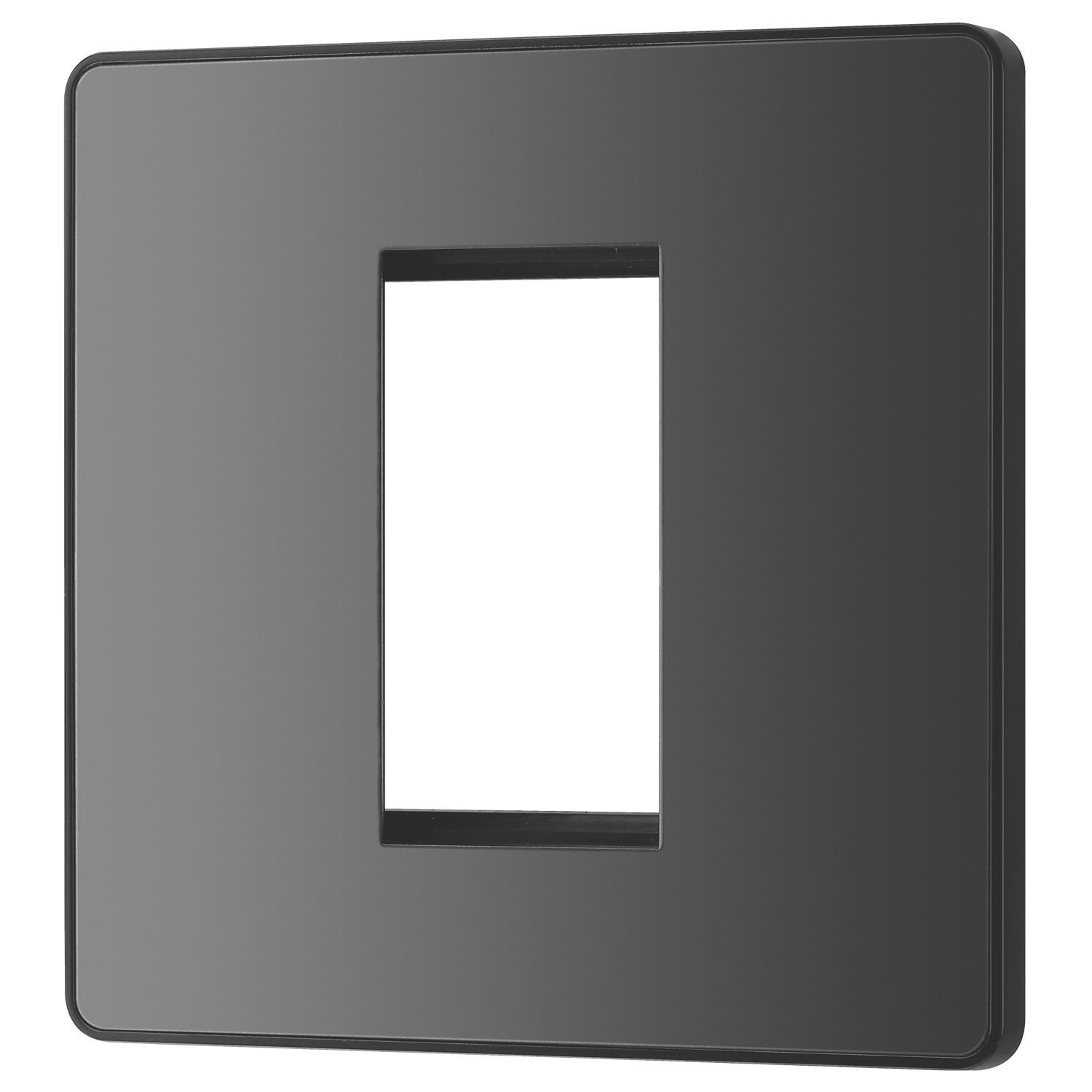 British General Evolve 1-Module Modular Faceplate Black (399XG)