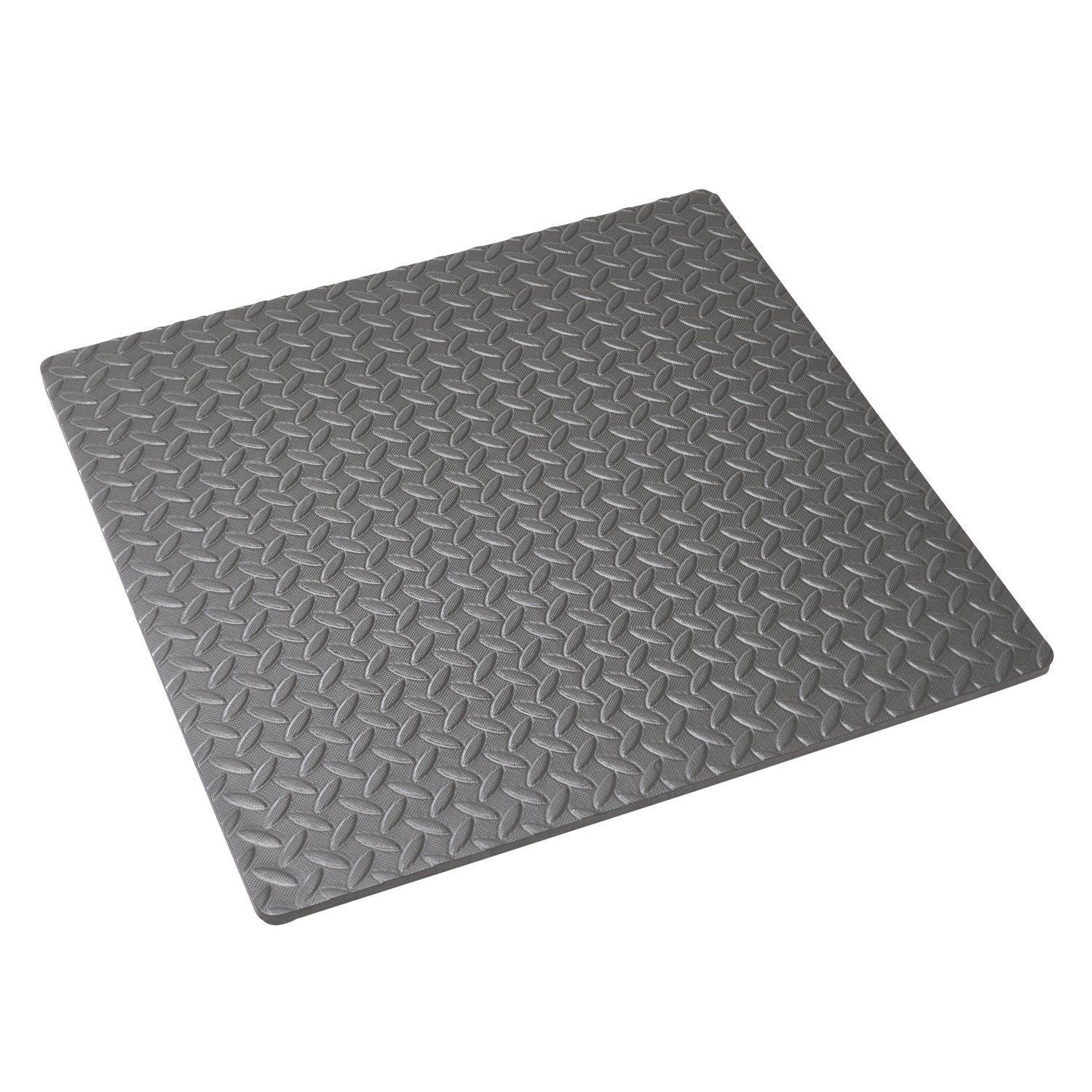 Mottez Shock-Absorbing Floor Mat Grey 620mm x 620mm x 12mm (4007V)