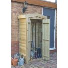 Forest  3' x 1' 6" (Nominal) Apex Overlap Timber Garden Store