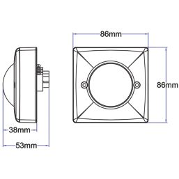 Timeguard PDSM1500 Indoor & Outdoor White PIR Sensor 360°