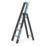 Zarges Aluminium 1.74m 4 Step Platform Step Ladder