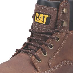 CAT Median   Safety Boots Brown Size 7