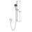 Mira Platinum 360 Fittings Kit Rear Fed Black/Chrome