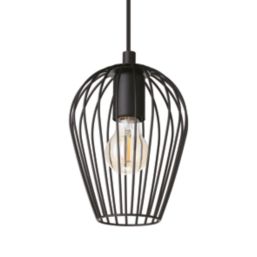 Eglo Newtown 3-Light Pendant Black