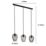Eglo Newtown 3-Light Pendant Black