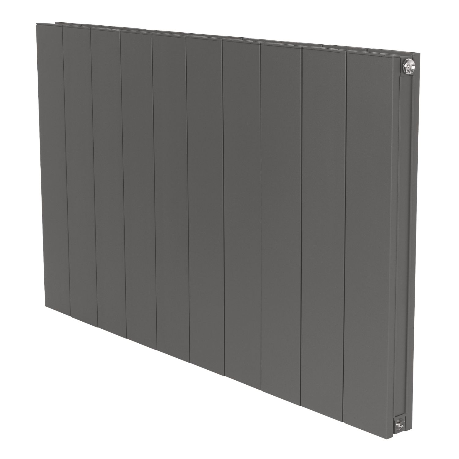 Towelrads Ascot 600mm x 1022mm 3223BTU Anthracite Horizontal Designer Radiator (400RY)