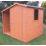Shire  6' 6" x 6' (Nominal) Apex Timber Shed with Log Store
