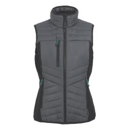 Regatta Ada Hybrid Womens Bodywarmer Seal Grey/Black Size 14