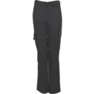 Dickies Flex Womens Everyday Trousers Black Size 16 31.5" L