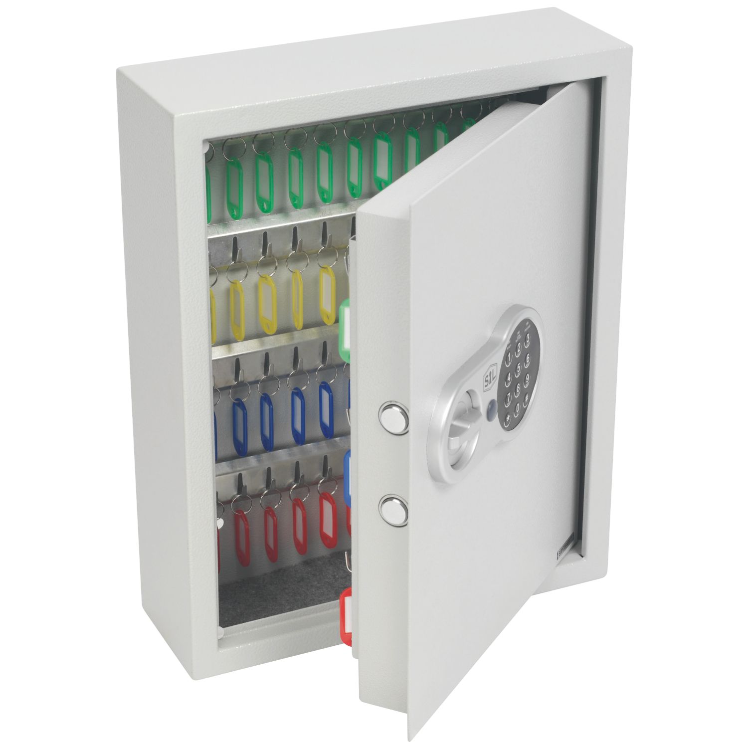 Smith & Locke 71-Hook Electronic Combination Key Cabinet Safe (4012X)