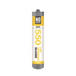 No Nonsense  Fire Retardant Silicone White 310ml