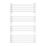 Flomasta U-Shape 760mm x 500mm 1402BTU White Vertical Designer Radiator