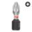Milwaukee  1" 25mm Hex Shank PZ2 Impact Screwdriver Bits 25 Piece Set