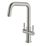 Clearwater Topaz U-Spout Monobloc Mixer Tap Brushed Nickel PVD