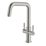 Clearwater Topaz U-Spout Monobloc Mixer Tap Brushed Nickel PVD