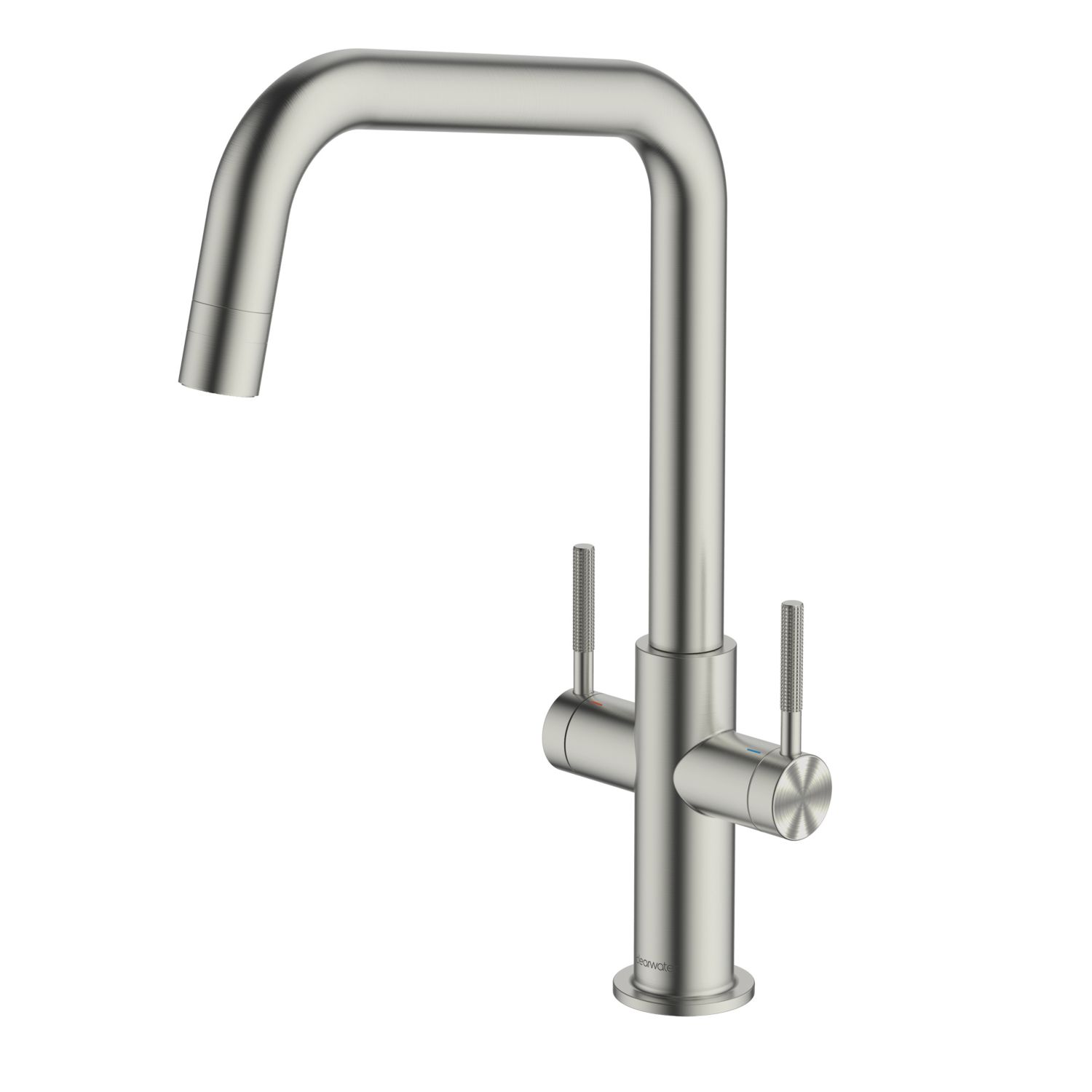 Clearwater Topaz U-Spout Monobloc Mixer Tap Brushed Nickel PVD (401FJ)