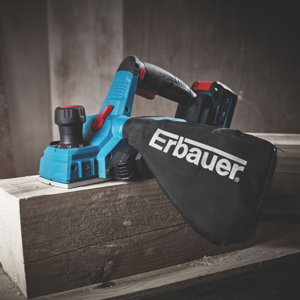 Erbauer EHP18 Li 18V Li Ion EXT Brushless Cordless Planer Bare