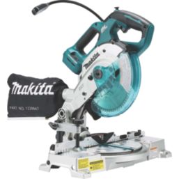 Makita DLS600Z 165mm 18V Li Ion LXT Brushless Cordless Double Bevel Compound Mitre Saw Bare Screwfix