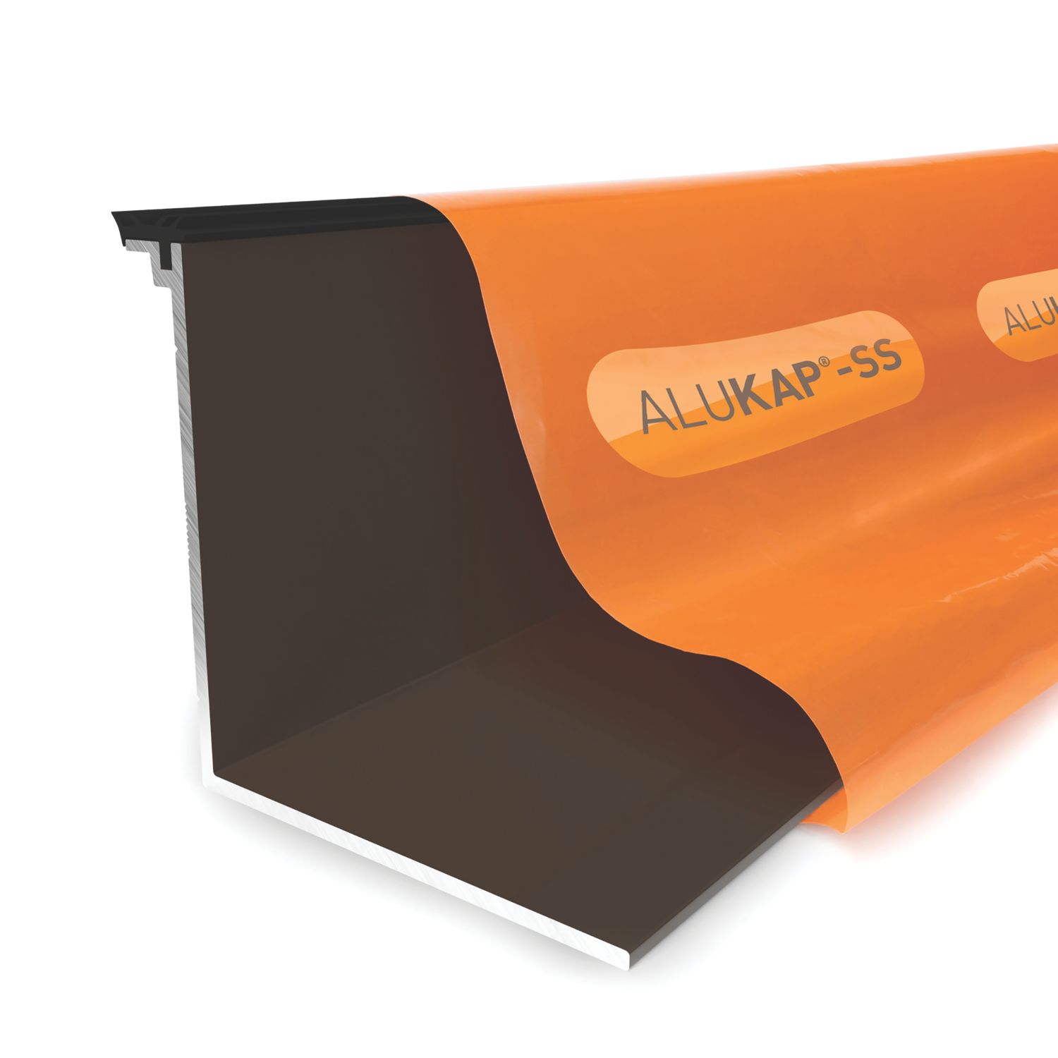 ALUKAP-SS Brown 0-100mm Low Profile Glazing Cap 2000mm x 88mm (401JC)