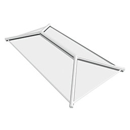 Crystal Clear Lantern Roof White 2000mm x 1000mm
