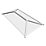 Crystal Clear Lantern Roof White 2000mm x 1000mm
