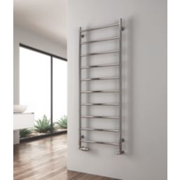 Reina 1360mm x 500mm 1230BTU Stainless Steel Flat Designer Towel Radiator