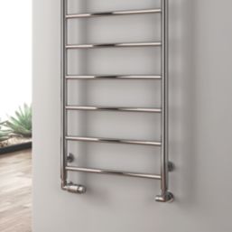 Reina 1360mm x 500mm 1230BTU Stainless Steel Flat Designer Towel Radiator