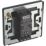 British General Evolve 1-Gang 2-Way LED Trailing Edge Single Push Dimmer Switch with Rotary Control  Grey with Black Inserts