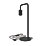 Calex  LED Table Lamp with Organic Neo Natural G125 Bulb Black 4W 120lm