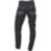 Hard Yakka Raptor Cuff Work Trousers Black 30" W 32" L