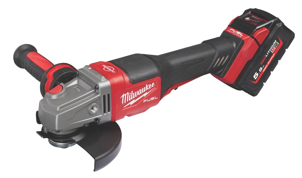 Milwaukee M18FHSAG125XPDB 552X 18V 2 x 5.5Ah Li Ion RedLithium