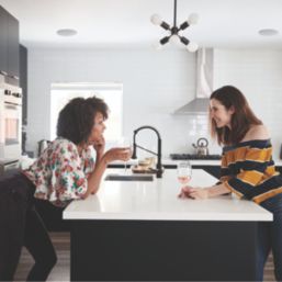 Lithe Audio 9" 50W RMS Wired or Wireless Bluetooth Ceiling Speaker Kit 30m White Grille