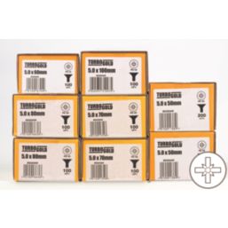 TurboGold  PZ Double-Countersunk Woodscrews Trade Pack 1400 Pcs