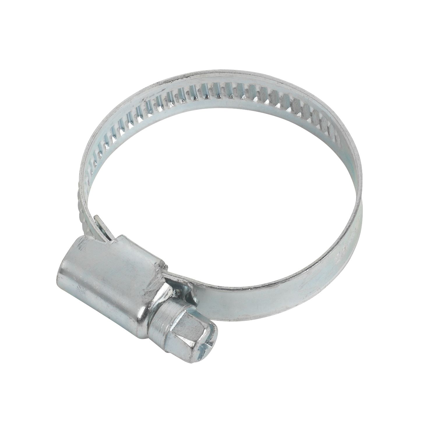 Easyfix Blue Zinc-Plated Hose Clips 25-40mm 10 Pack (40251)