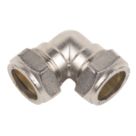 Flomasta  Brass Compression Equal 90° Elbow 22mm